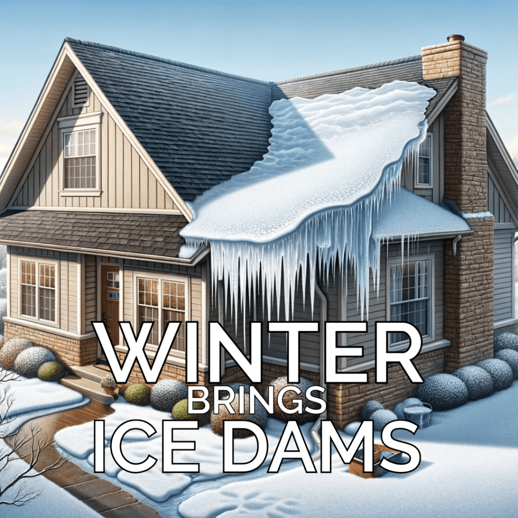 winter can bring ice dams to north texas