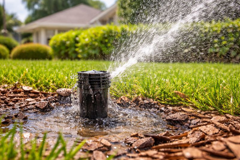 broken sprinkler system in frisco tx