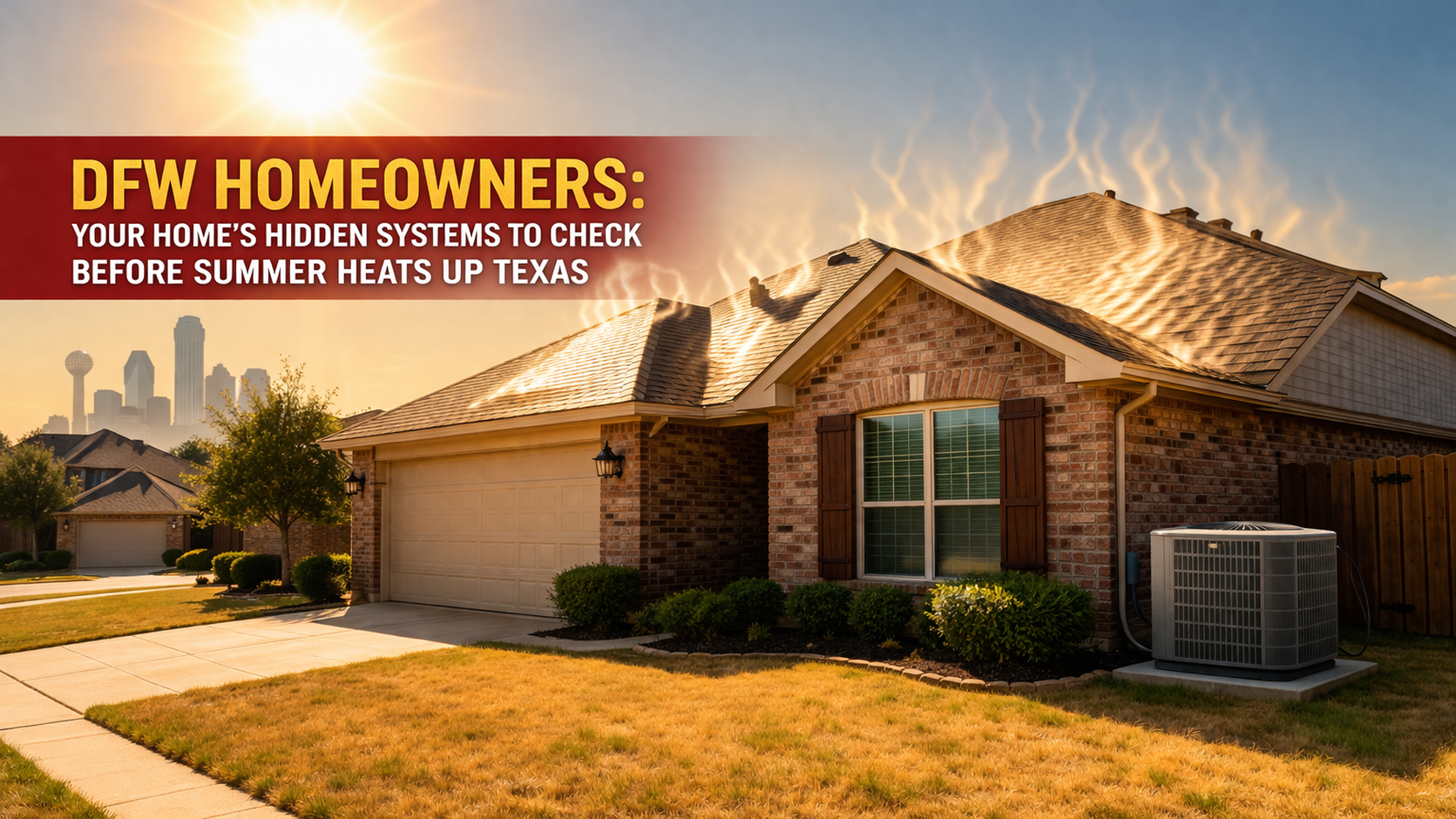 dfw check these home systems before summer heats texas